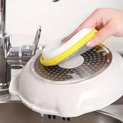Dual-Sided Non-Scratch Kitchen Sponge Scrubber (10-Pack)