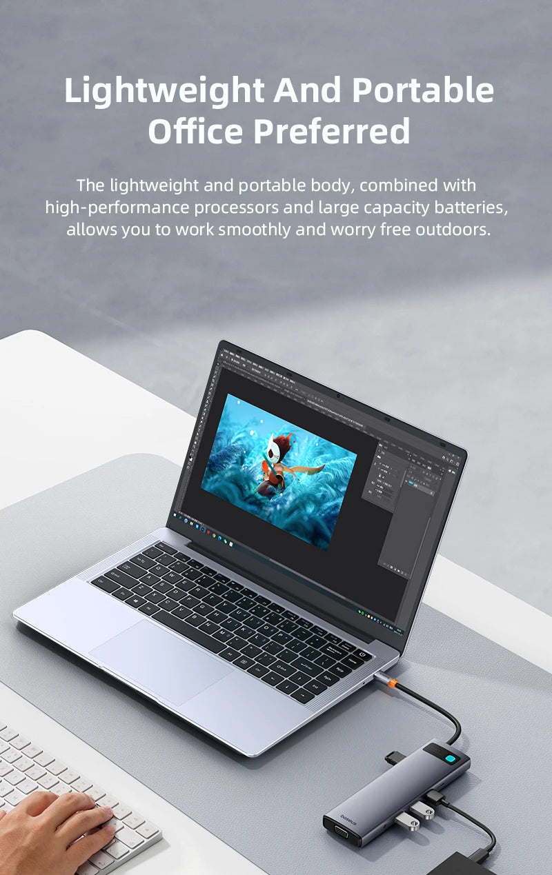 BYONE N7P-N4000 14" Ultraslim Laptop – Intel Celeron N4000, 8GB DDR4, 128GB–1TB SSD, Windows 11
