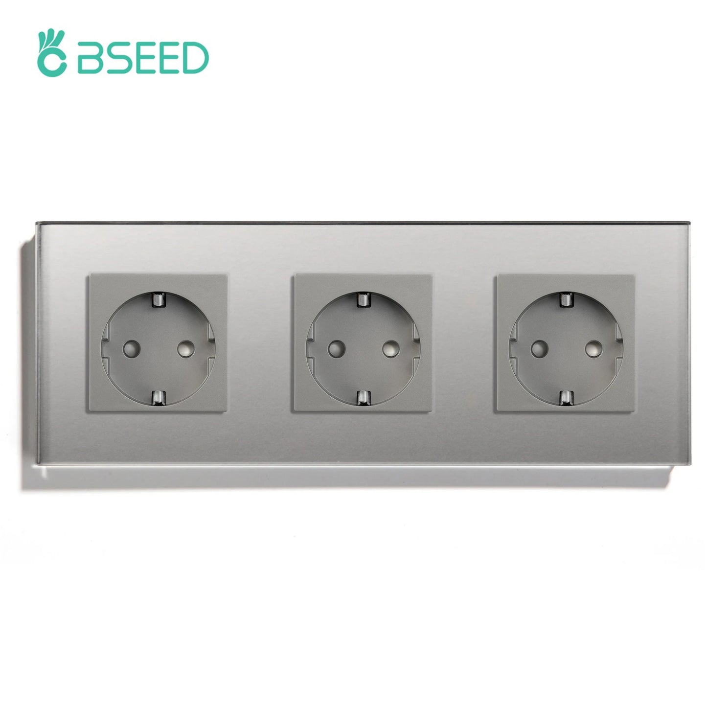 BSEED EU Wall Socket with USB-C Charging Port – Glass Panel 16A