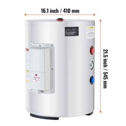 SucceBuy Electric Water Heater 40/70L v2 | 1.6kW Tank + Tankless, LED Display, IPX4