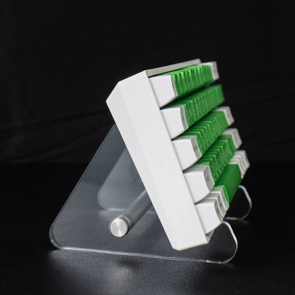 Transparent Acrylic Keyboard Display Stand – Layered Rack Holder for Mechanical Keyboards