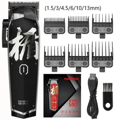 Madeshow M10+ Professional Hair Clipper – 0mm Bald Cut, 7000 RPM, 2200mAh | Barber Set