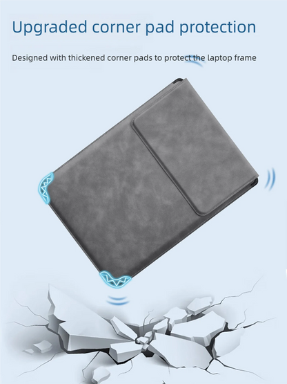 TAIKESEN Laptop Sleeve Case with Stand – PU, 13–16 Inch, for MacBook Air/Pro, Huawei, HP, Dell (Unisex)