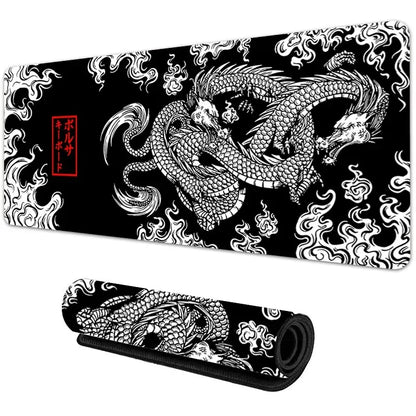 Japanese Dragon XXL Gaming Mouse Pad – Anime Desk Mat 900x400mm
