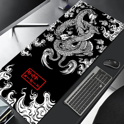 Japanese Dragon XXL Gaming Mouse Pad – Anime Desk Mat 900x400mm
