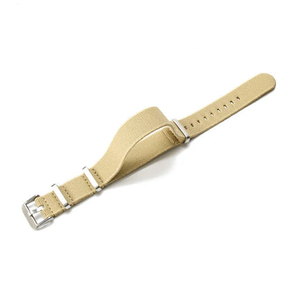 Elastic NATO Nylon Watch Strap 18/20/22mm | Breathable Woven Watchband