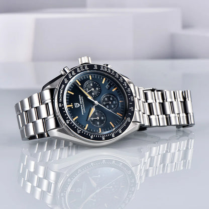 PAGANI DESIGN 1701 V5 Men's Luxury Quartz Chronograph Watch – AR Sapphire Glass, 100M Waterproof