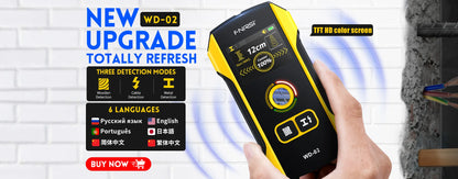 FNIRSI Wall Scanner – Metal Detector for AC Cables, Wires & Wood Studs