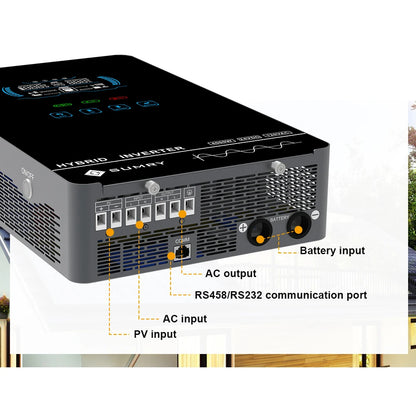 SUMRY 4KW/6KW Off-Grid Pure Sine Wave Solar Inverter 24V – 140A MPPT Charger