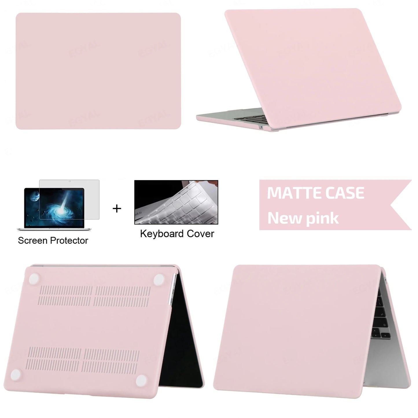 MacBook Laptop Case 2025 M4 – Air 13/15, Pro 13/14, M1-M5