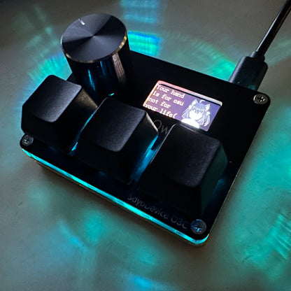 SayoDevice O3C Rapid Trigger Magnetic Switch Keyboard – RGB, Volume Knob, DJMAX/SDVX/Geometry Dash