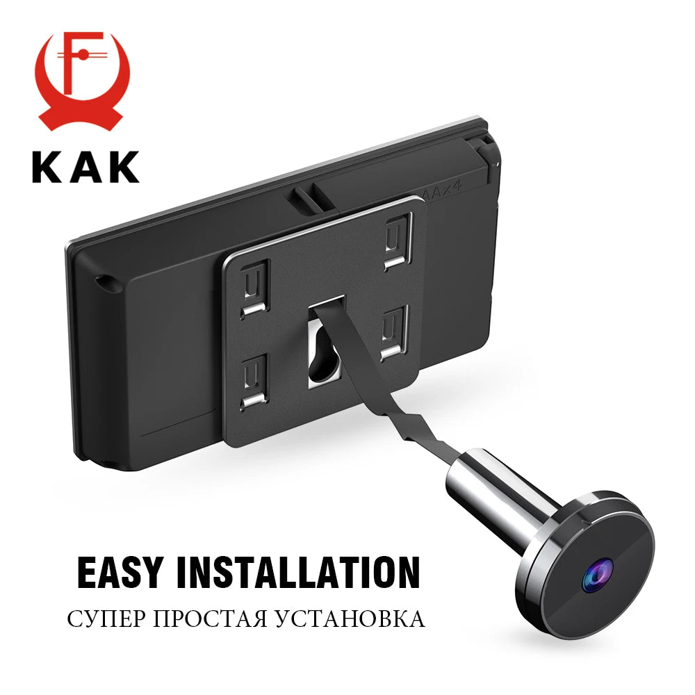 KAK Digital Door Peephole Camera – 3.5" HD Screen 120° Wide Angle Door Viewer