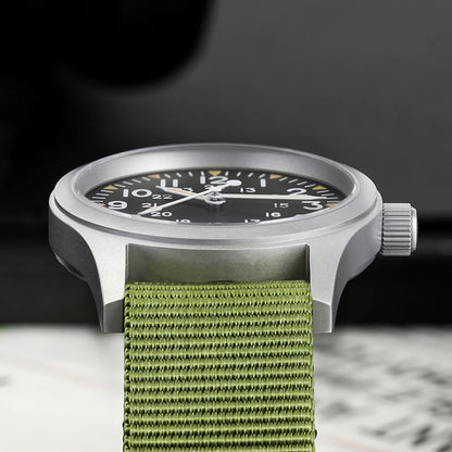 Militado ML05 Vintage Field Watch – 38mm, VH31 Sweep, Sapphire AR Crystal, Luminous