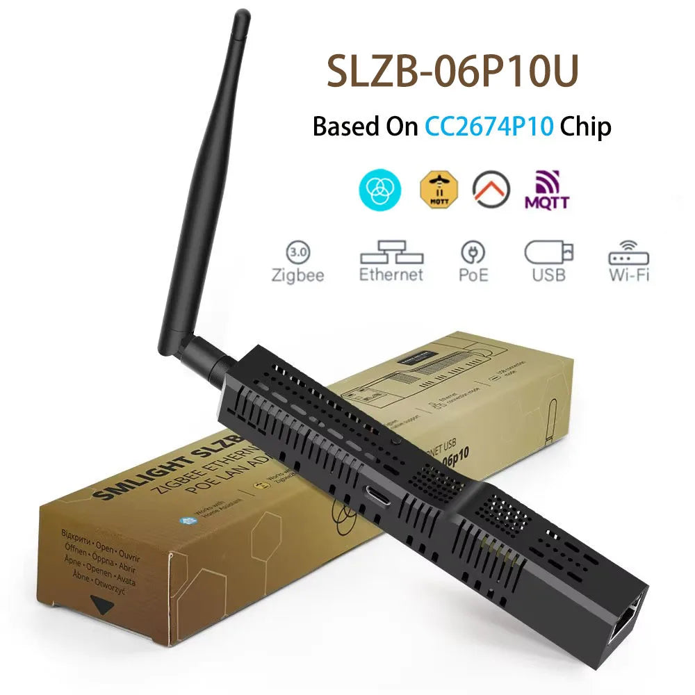 SMLIGHT SLZB-06 Zigbee 3.0 Gateway – Ethernet, USB & WiFi with PoE