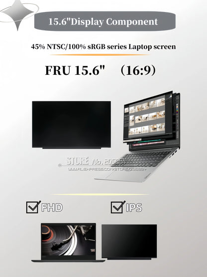 Lenovo IdeaPad Slim 3 15.6" FHD LCD Screen Replacement – 30-Pin (15AMN8, 15IRH8, 15IRU8)