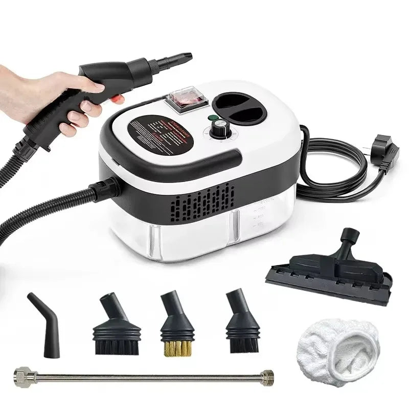 2500W Steam Cleaner 1200ml – High Temperature Pressure Washer for AC, Kitchen Hood & Car 220V