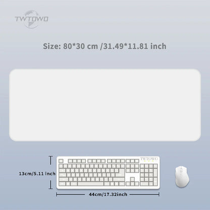 TWTOWO Custom Playmat & Mouse Pad – Non-Slip Natural Rubber, 600x300 to 1000x500mm, DIY Design