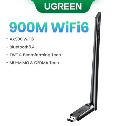 UGREEN USB WiFi Adapter | AX900 / AX1800 / AXE5400 | WiFi 6/6E | Dual Band 2.4GHz & 5GHz