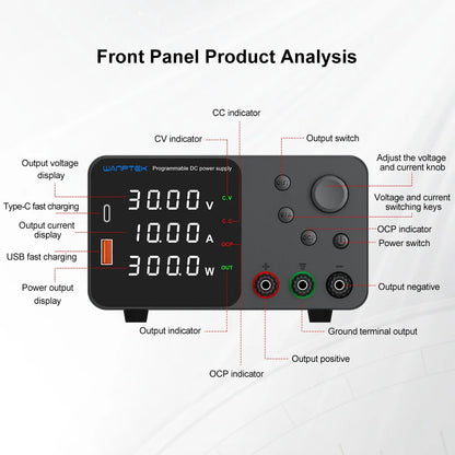 Wanptek Adjustable DC Lab Bench Power Supply
