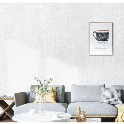 Self-Adhesive 3D Foam Wall Panel – Linen PVC Texture Waterproof 50cm