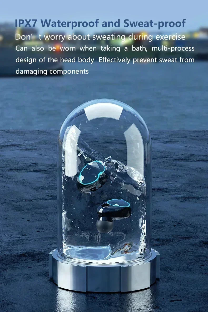 M10 Wireless Bluetooth TWS Sport Earbuds - Waterproof Music Headset for iPhone, Huawei, OPPO, Xiaomi