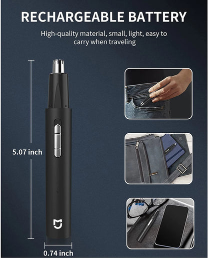 Xiaomi Mijia 3-in-1 Nose & Ear Hair Trimmer | Painless | Sideburns & Eyebrows | Rechargeable