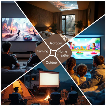 Magcubic L018 Native 1080P Portable Projector – 650 ANSI, Android 14, Auto Keystone, WiFi 6, BT5.4