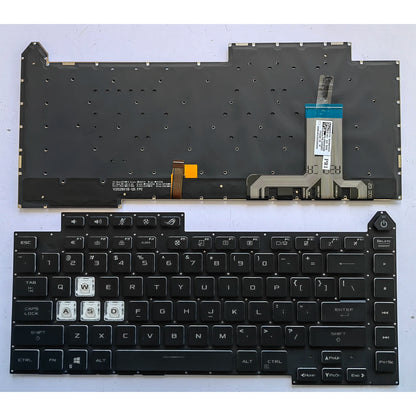 ASUS ROG Strix G15 G513 Replacement Keyboard – US Backlit | G513Q G513QM G513QY G533 | 2021