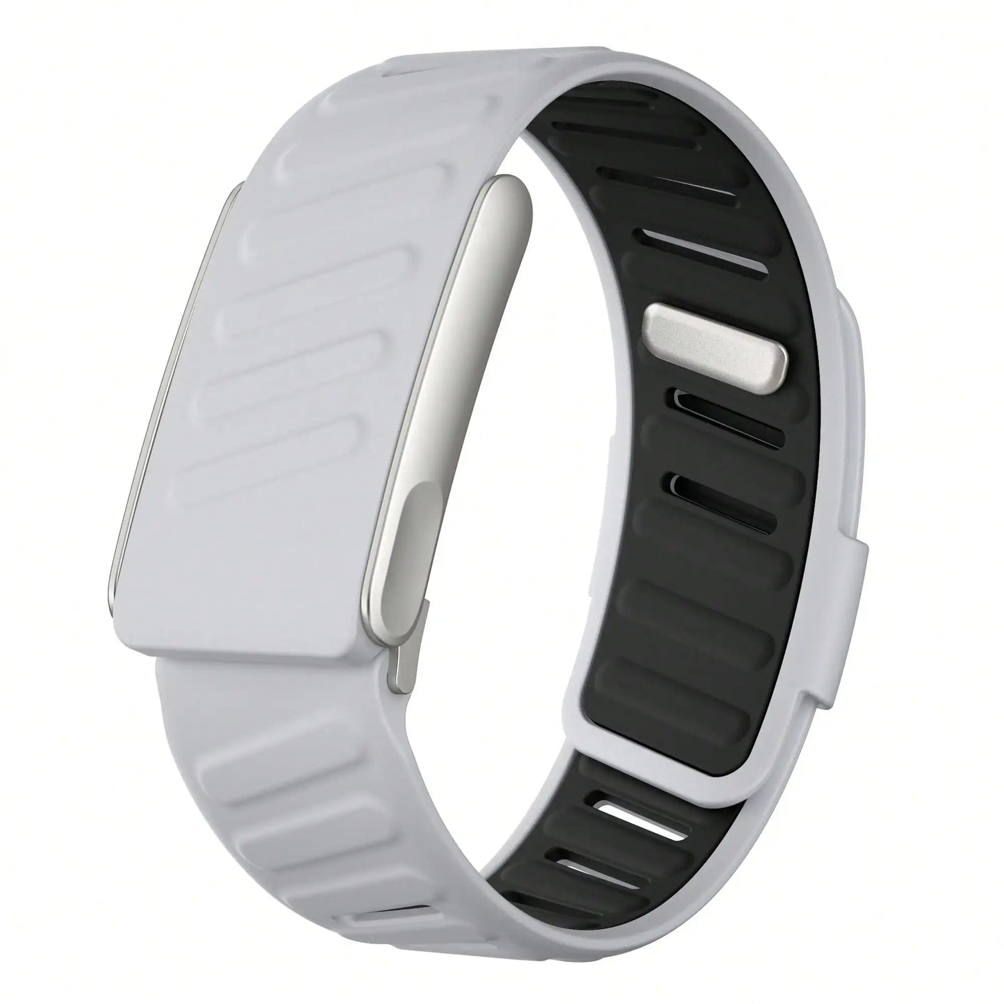 Dual-Colored Silicone Fitness Tracker Strap – Compatible with 5.0 ECG Models