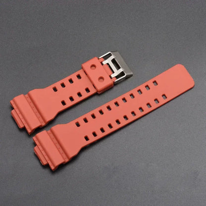 Silicone Replacement Watch Strap for Casio G-Shock GA-100/110/200/400/700 – 16mm Resin Band