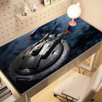 XXL Gaming Mouse Pad – Sci-Fi Space Design, Non-Slip Rubber Base