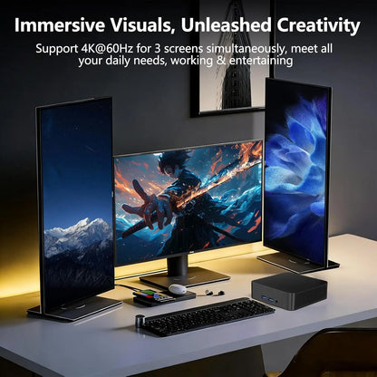 Mini PC Intel N150 / i9-10980HK – 16-32GB RAM, up to 2TB SSD, WiFi 6, Windows 11 Pro