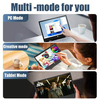11.6" 2-in-1 Touch Laptop Tablet – Intel Core i7-8500Y, 8GB RAM, up to 2TB SSD, 360° Flip, Windows 11