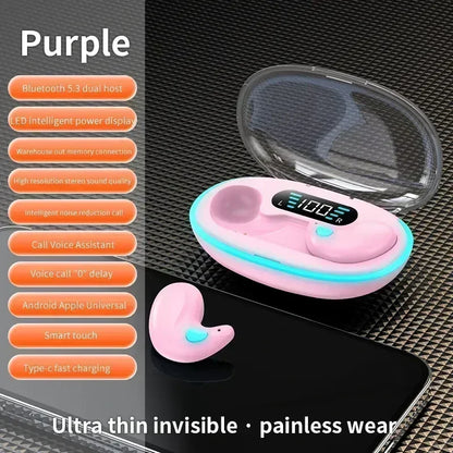TWS Wireless Earbuds - Noise Reduction Bluetooth Earphones for Sport, Gaming & Sleep