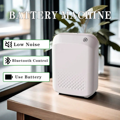 L Scent Tunnel Bluetooth Aroma Diffuser – 150ml Wall-Mount Essential Oil Diffuser, App Control, Timer, Low Noise, CE/RoHS