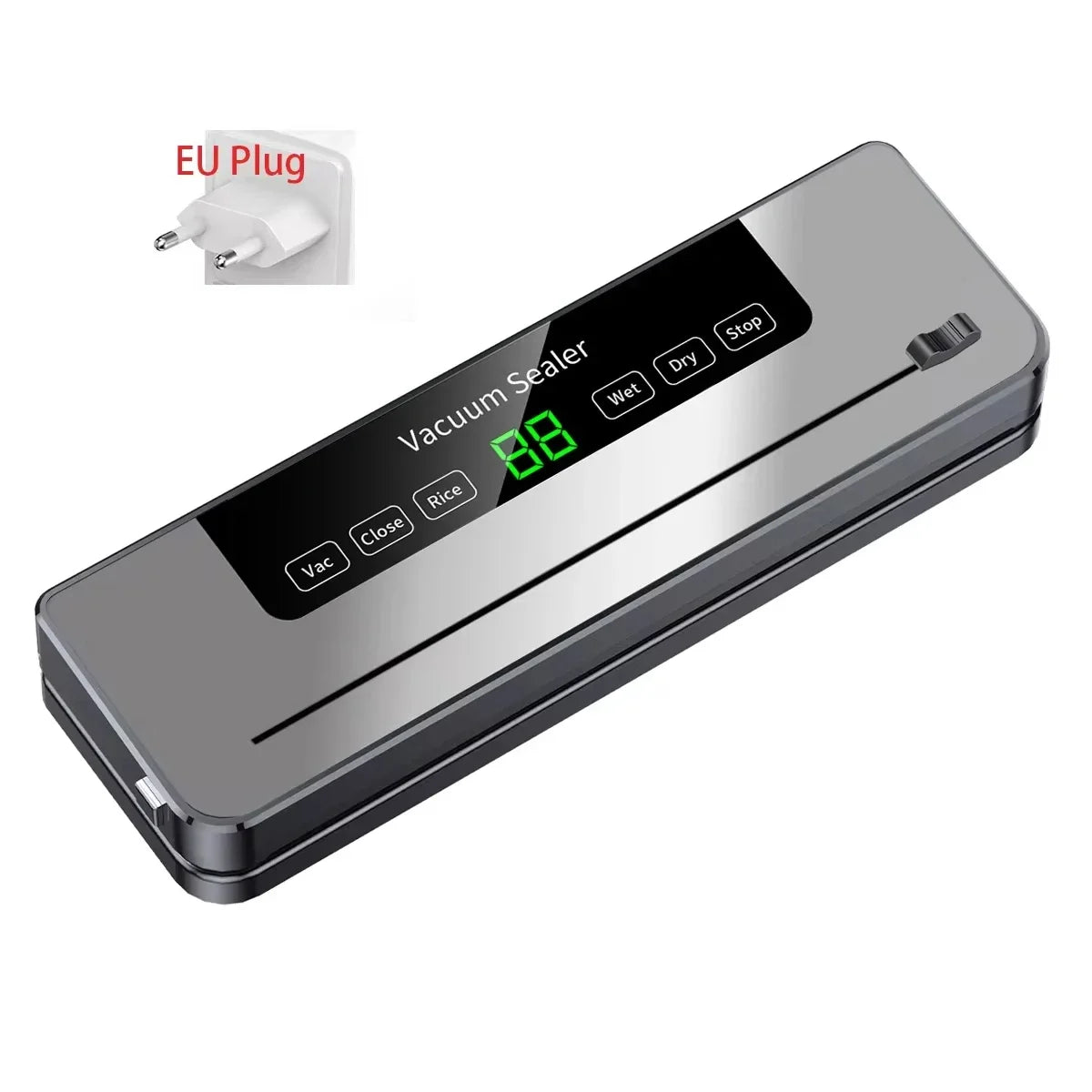 Food Vacuum Sealer Machine | Dry & Wet | UV Sterilization | Built-in Cutter | Kitchen Food Storage