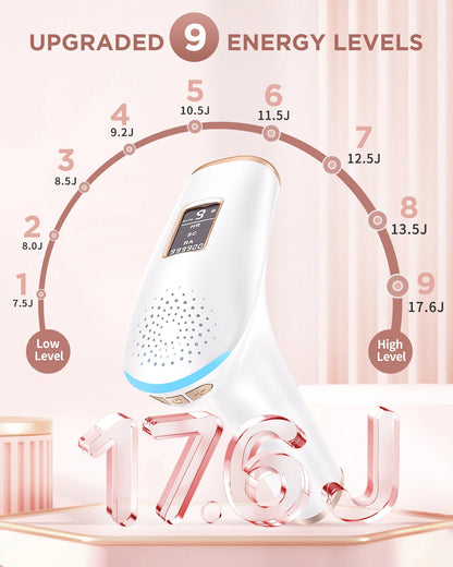 Totmizby 3-in-1 IPL Laser Epilator – 999,900 Flashes, Painless Hair Removal for Face, Body & Bikini