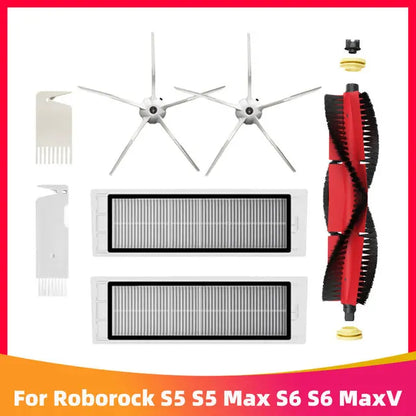 Roborock S5 MAX / S6 MAX / S6 MAXV Accessories | HEPA Filter, Brush, Mop, Water Tank