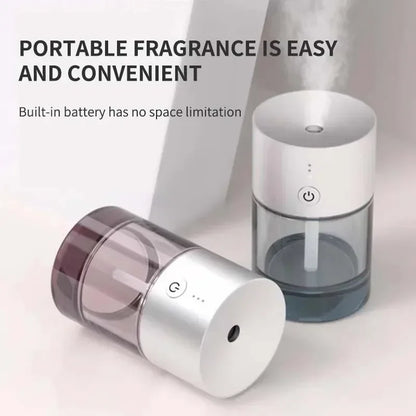 USB Rechargeable Car Aroma Diffuser – Portable Ultrasonic Essential Oil Atomizer