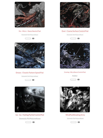 Haofengqi E-Sports Feather Gaming Mouse Pad – FPS Smooth Control, Anti-Slip for APEX, CSGO, Valorant