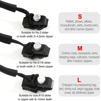 Universal Zipper Repair Kit – Instant Replacement Slider & Pull