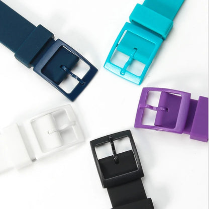 Colorful Silicone Replacement Strap for Swatch – 16/17/19/20mm Sports Watch Band