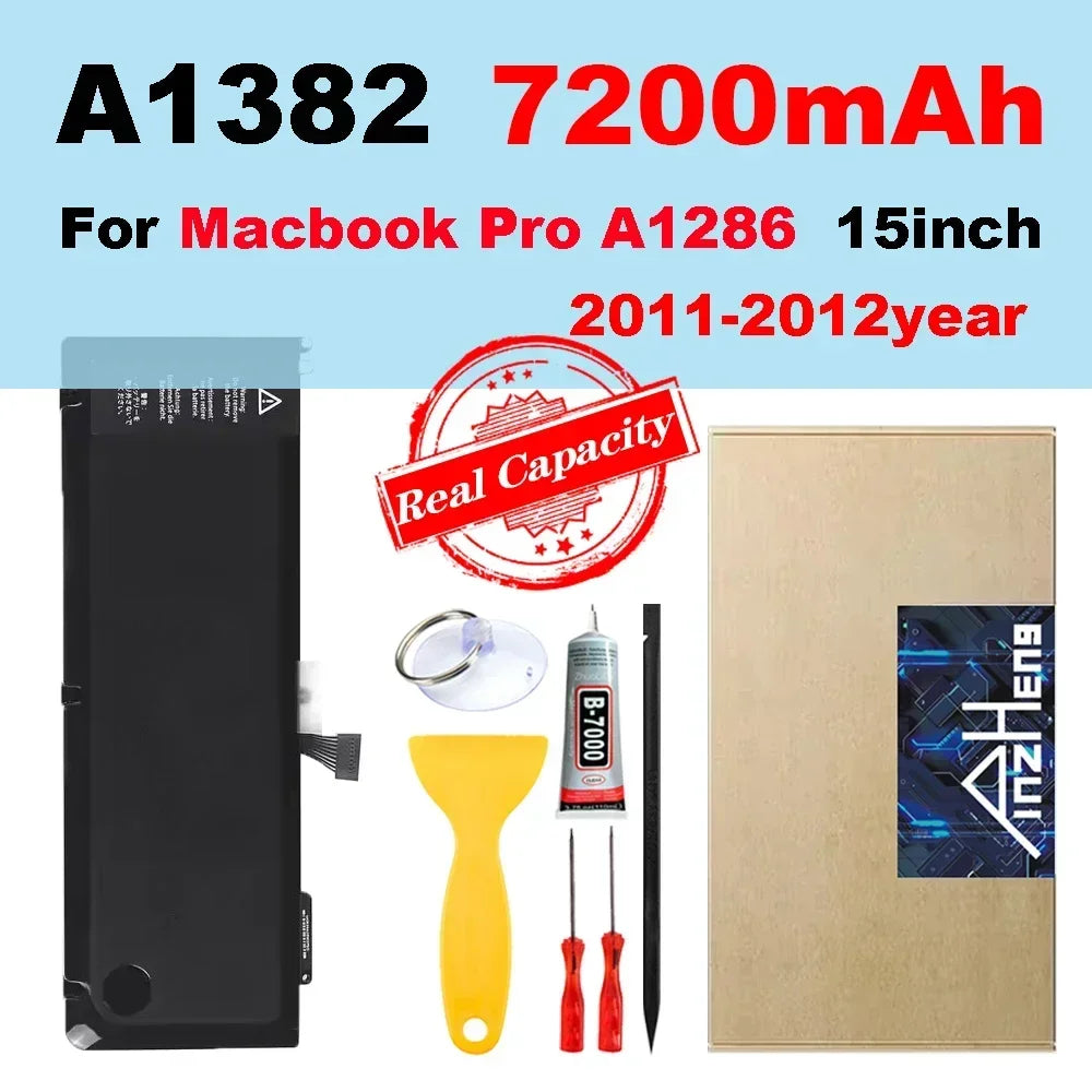PINZHENG MacBook Pro 13"/15" Battery Replacement — A1278/A1286/A1342/A1398 & More
