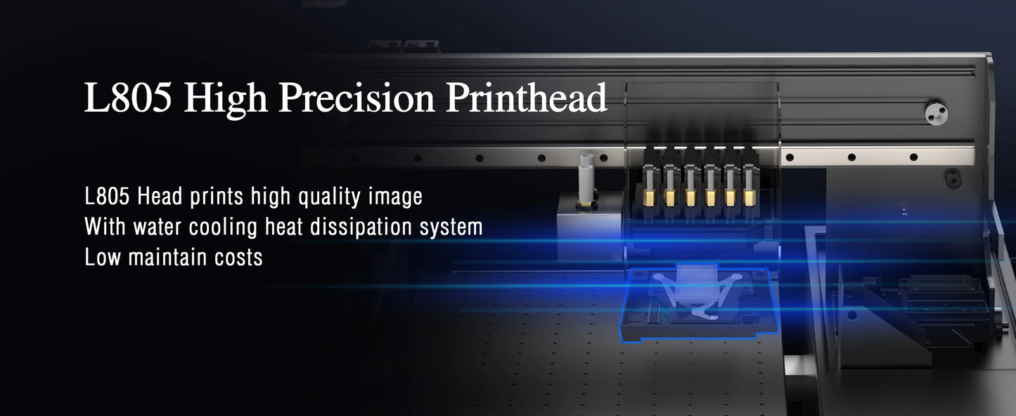 A4 UV Flatbed Printer for Epson L805 – Phone Cases, Bottles, Acrylic, PVC, UV DTF Stickers