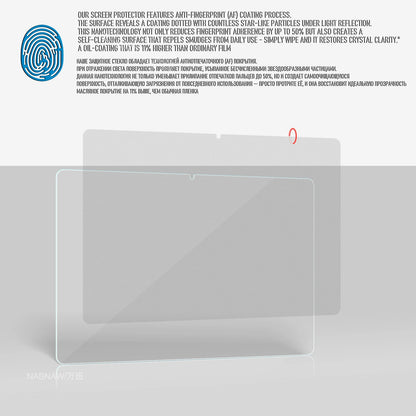 TCL Tab Tempered Glass Screen Protector 2-Pack – NXTPAPER 11, Tab 10L Gen2/3/4, Tab 11 FE