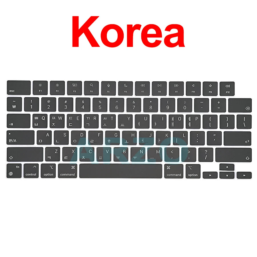 MacBook Pro Air Keycap Replacement Set M1 M2 M3 — 13" 14" 16" Keyboard Repair (A2442 A2485 A2779 A2780 A2681 A2941)