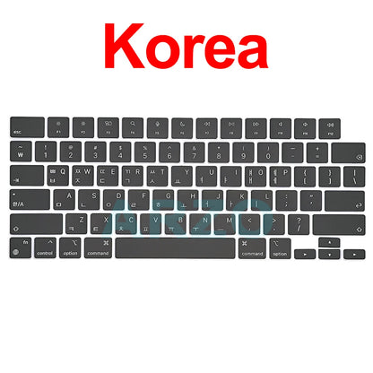 MacBook Pro Air Keycap Replacement Set M1 M2 M3 — 13" 14" 16" Keyboard Repair (A2442 A2485 A2779 A2780 A2681 A2941)