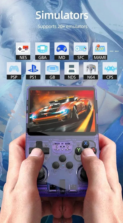 R36S Retro Handheld Game Console – 3.5" IPS, Linux, 15000+ Games, 64GB/128GB, Pocket Player