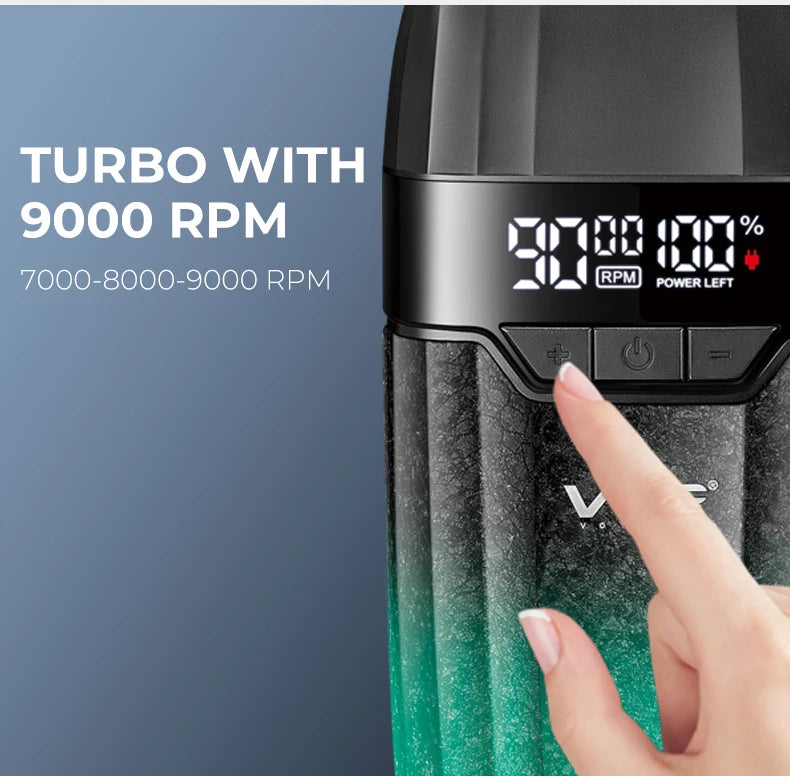 VGR V-640 Professional Hair Clipper | 9000 RPM | Cordless | Metal Body | Men's Trimmer