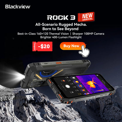Blackview Active 10 Pro Rugged Tablet – 5G, 11" FHD+, 12GB+512GB, 30000mAh, 108MP